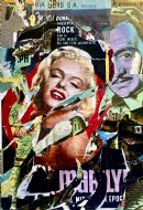 Opera Marilyn Mito  di MIMMO  ROTELLA